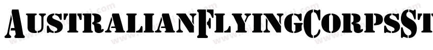 AustralianFlyingCorpsStencil Regula字体转换